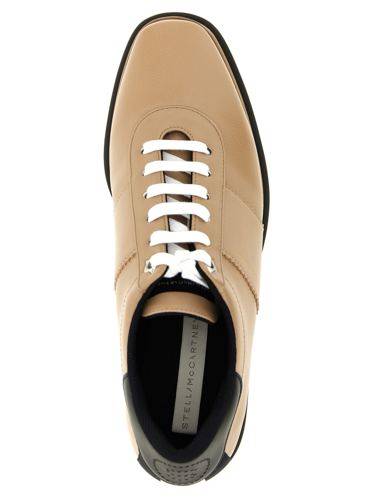 Sandales compensées Stella McCartney en polyéthylène beige
