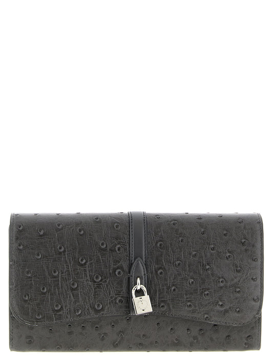 Stella McCartney Porte-cartes noir en polyamide