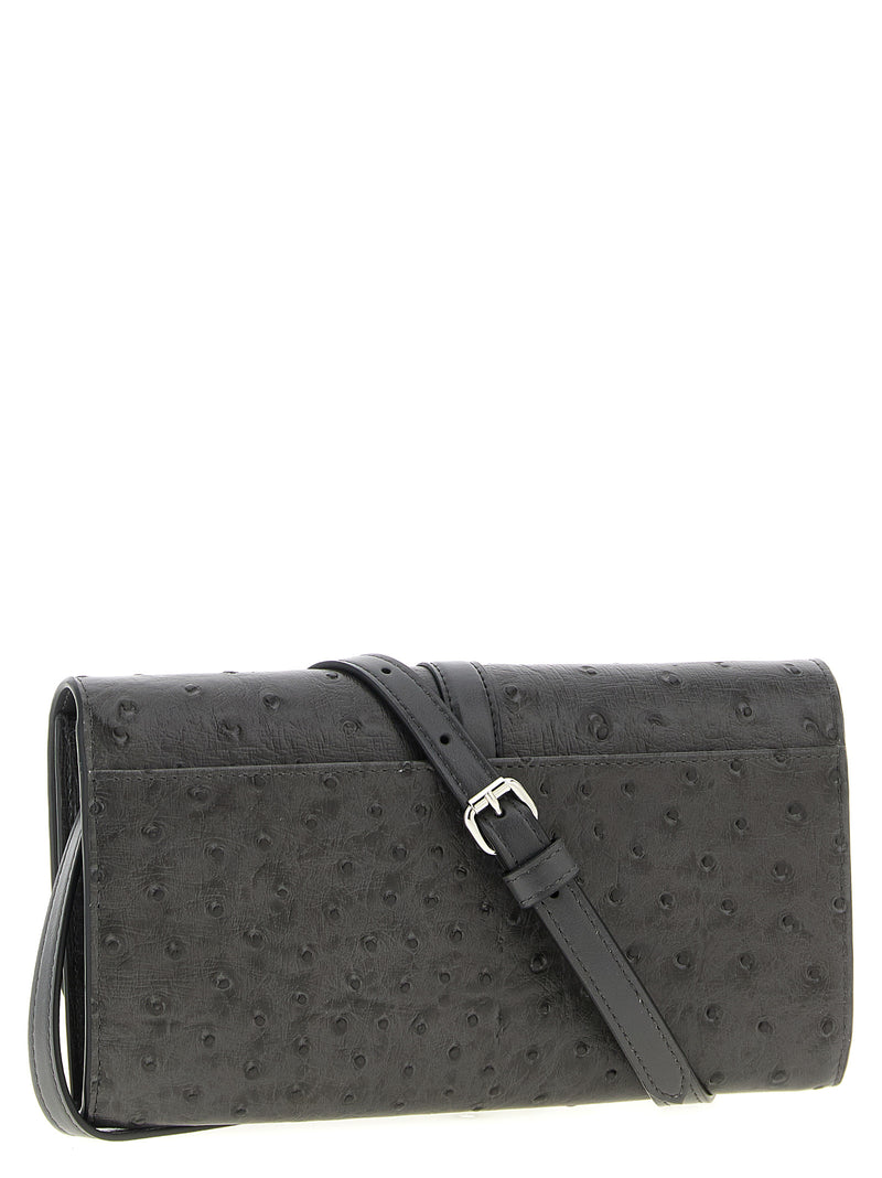 Stella McCartney Porte-cartes noir en polyamide