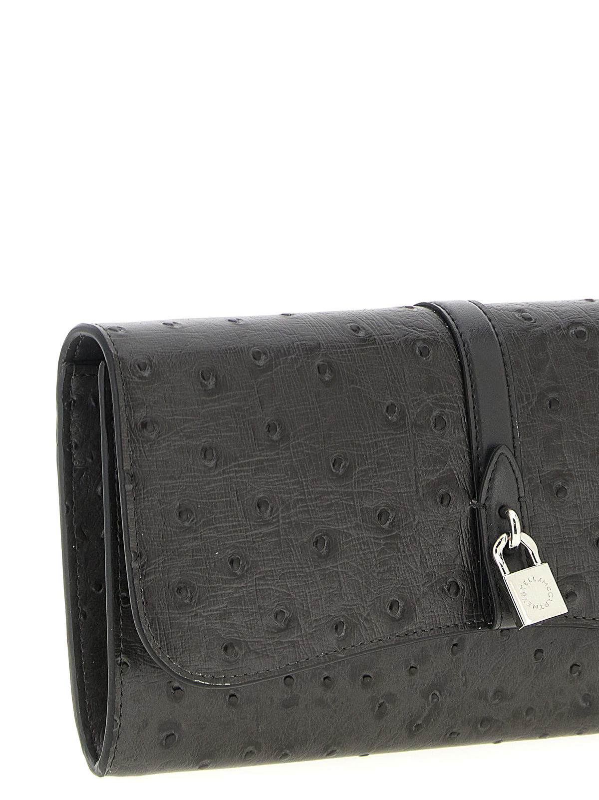 Stella McCartney Porte-cartes noir en polyamide