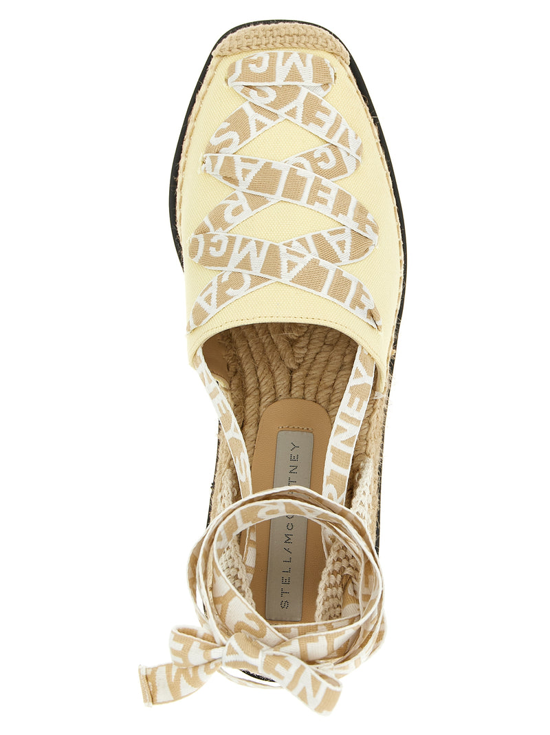 Sandales compensées bicolores en polyéthylène Stella McCartney