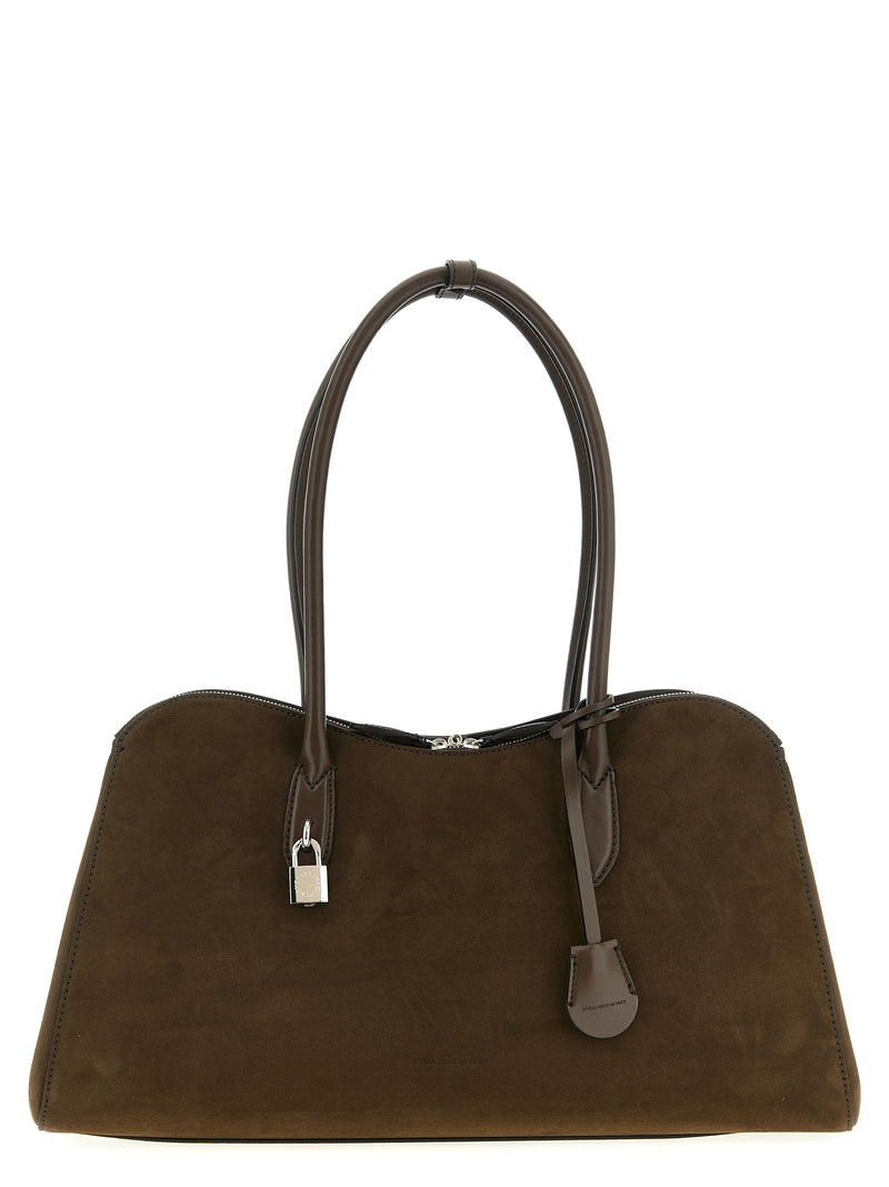 Stella McCartney Ryder Open Brown Hemp Shoulder Bag