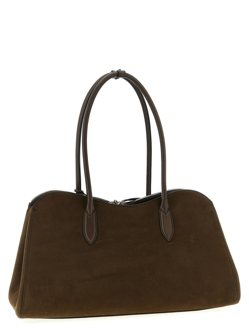 Stella McCartney Ryder Open Brown Hemp Shoulder Bag