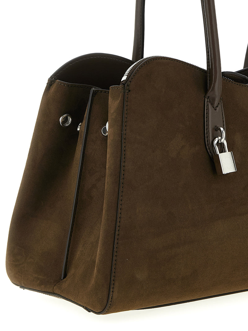 Stella McCartney Ryder Open Brown Hemp Shoulder Bag