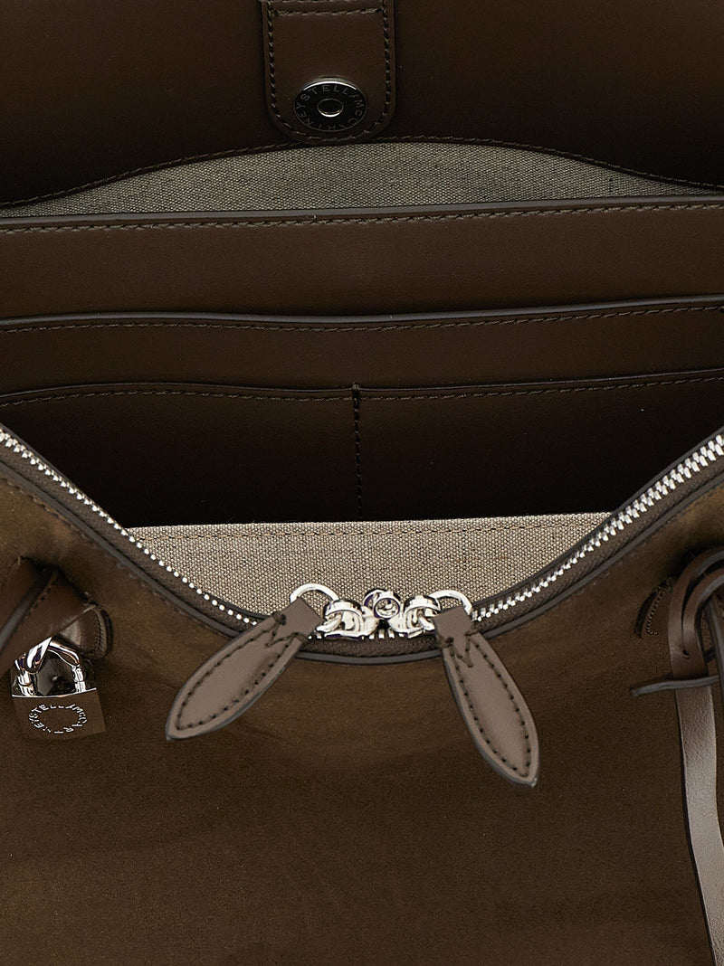 Stella McCartney Ryder Open Brown Hemp Shoulder Bag