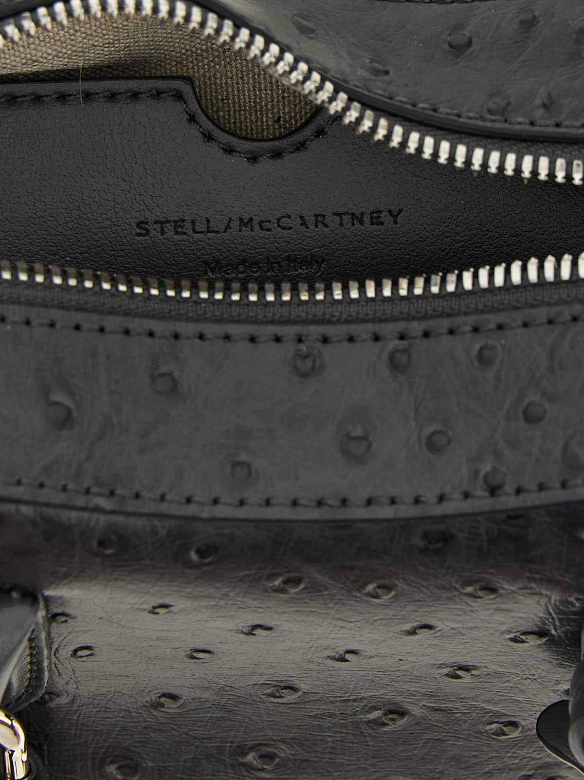Stella McCartney Ryder Tiny Gray Hemp Handbag