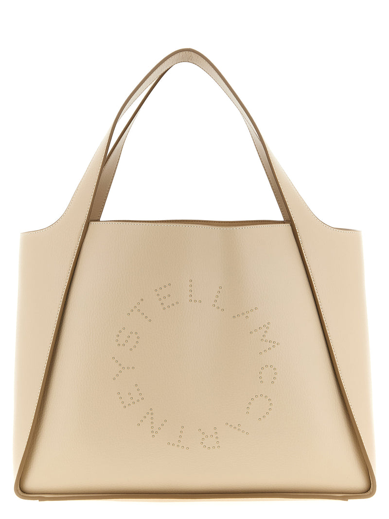 Stella McCartney Beige Logo Tote Bag - Chic & Versatile