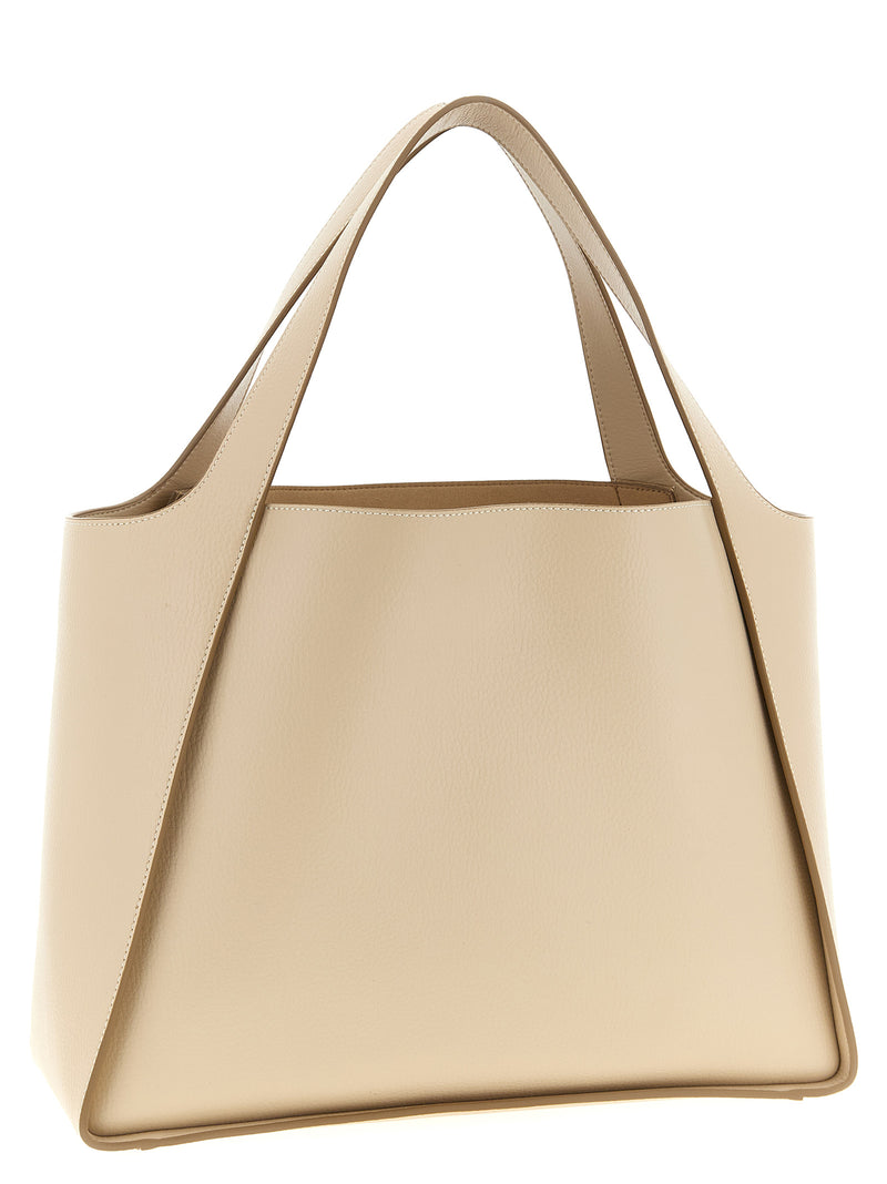 Stella McCartney Beige Logo Tote Bag - Chic & Versatile