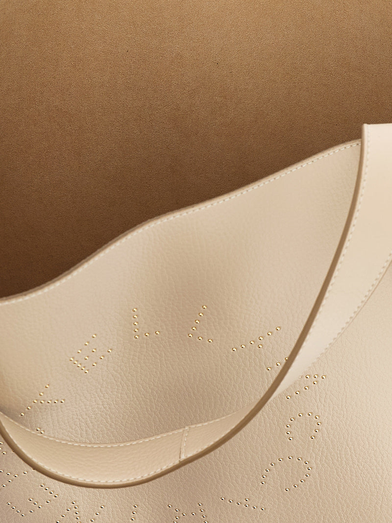 Stella McCartney Beige Logo Tote Bag - Chic & Versatile