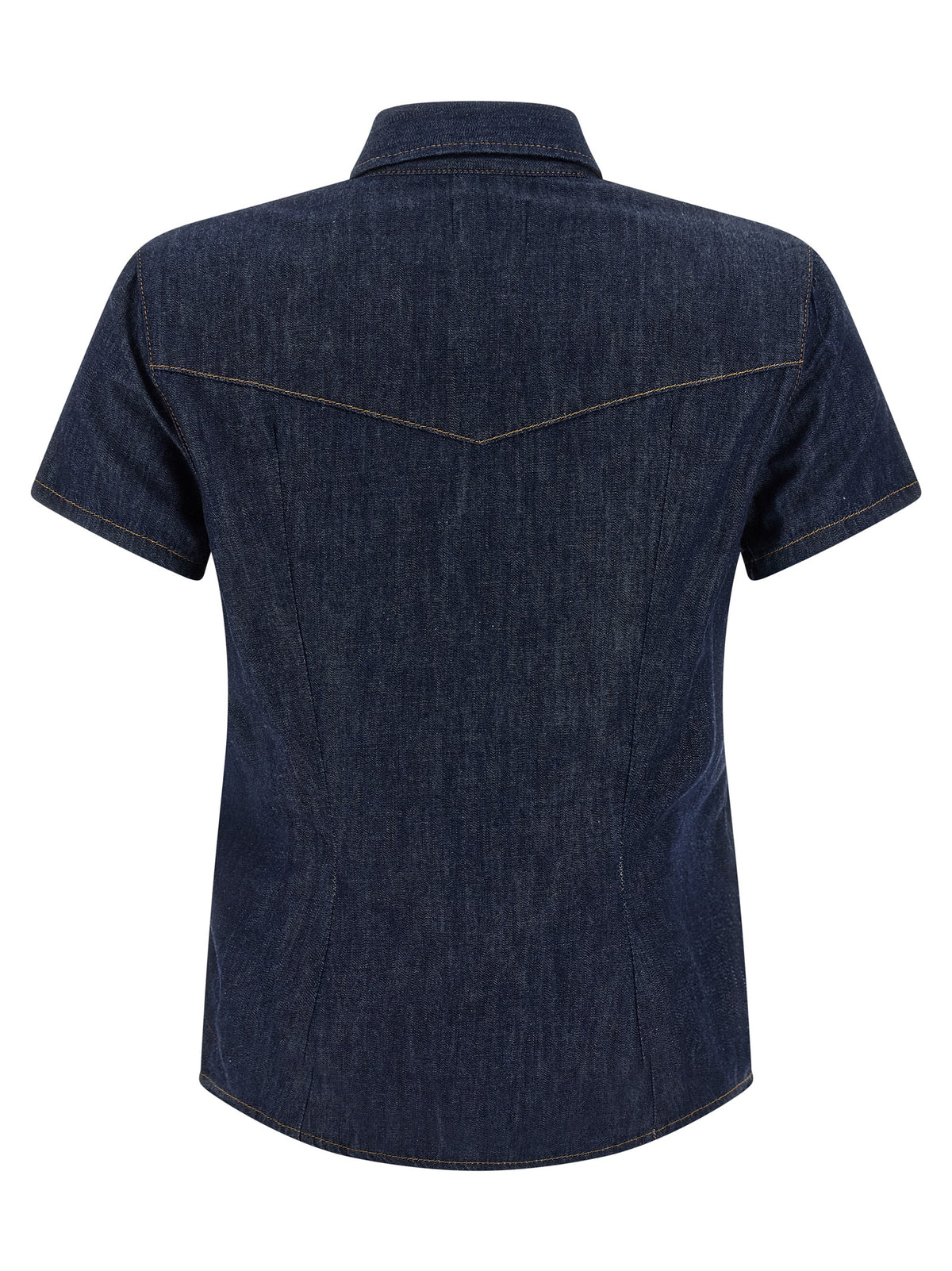 Chemisier en coton bleu Khaite