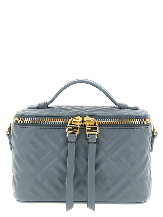 Fendi Blue Lamb Leather Handbag