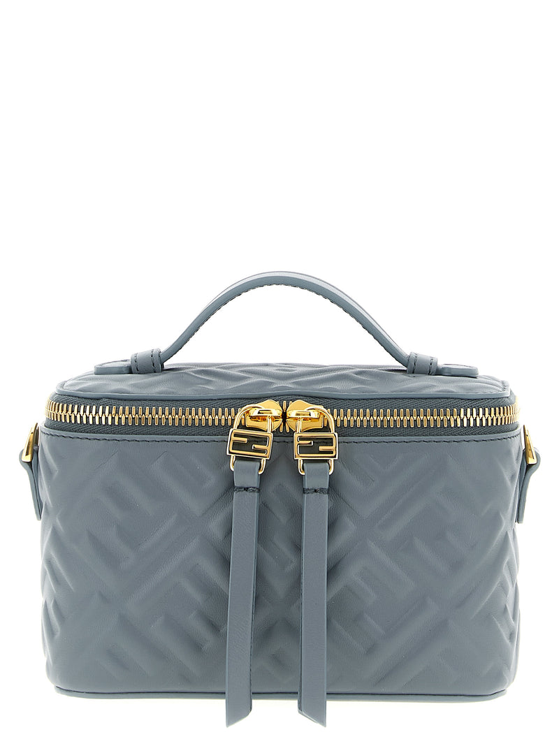 Fendi Blue Lamb Leather Handbag