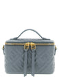 Fendi Blue Lamb Leather Handbag