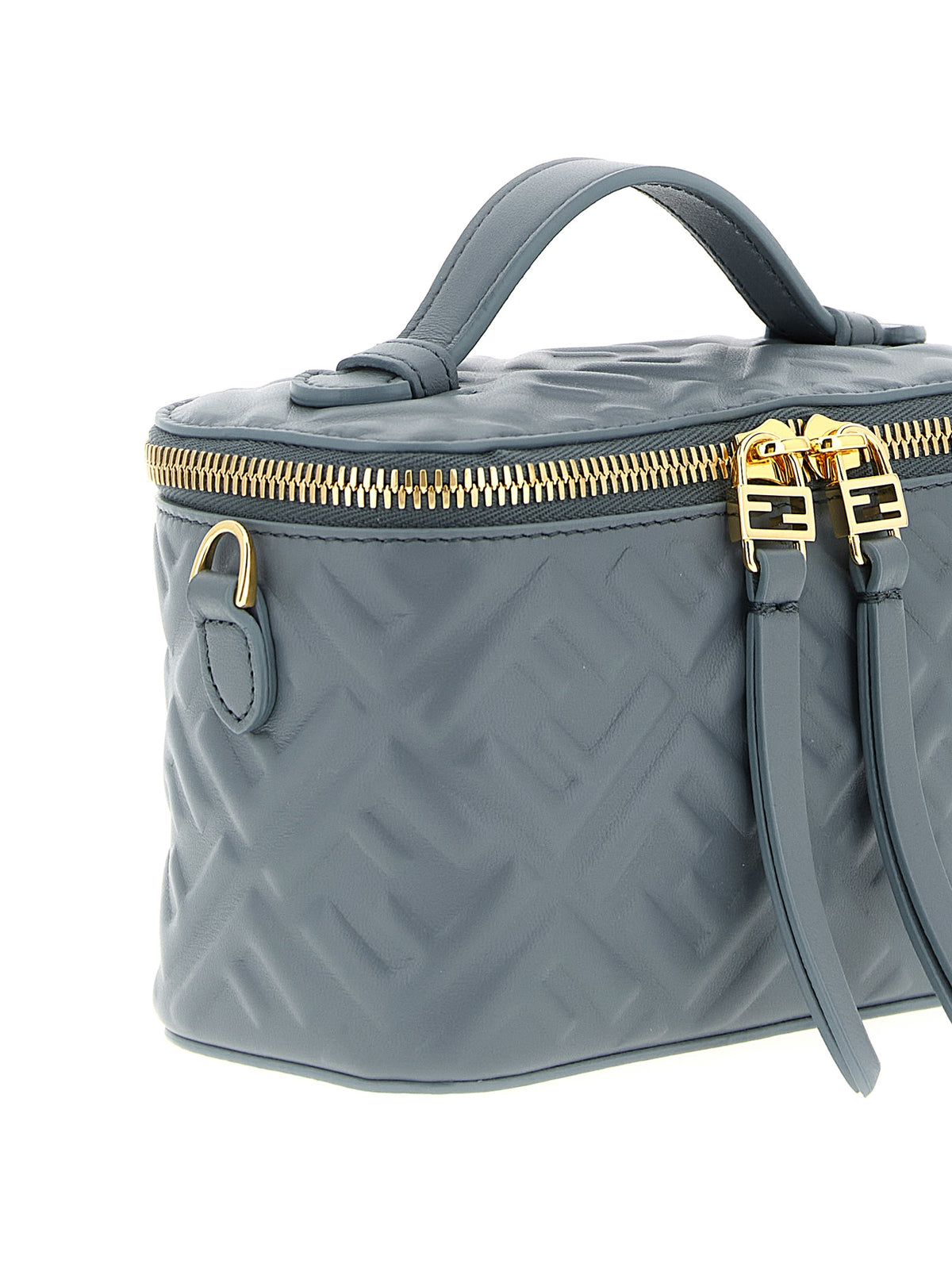 Sac à main Fendi en cuir d'agneau bleu