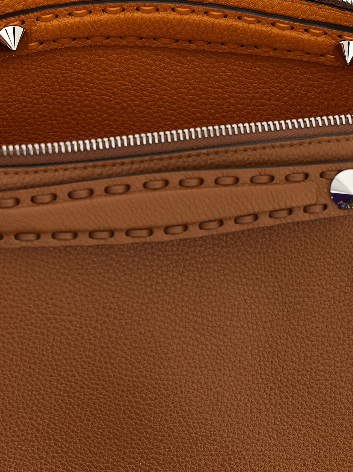 Fendi Brown Calfskin Handbag