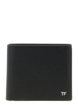 Tom Ford Black Calfskin Wallet - Elegant Bifold Design