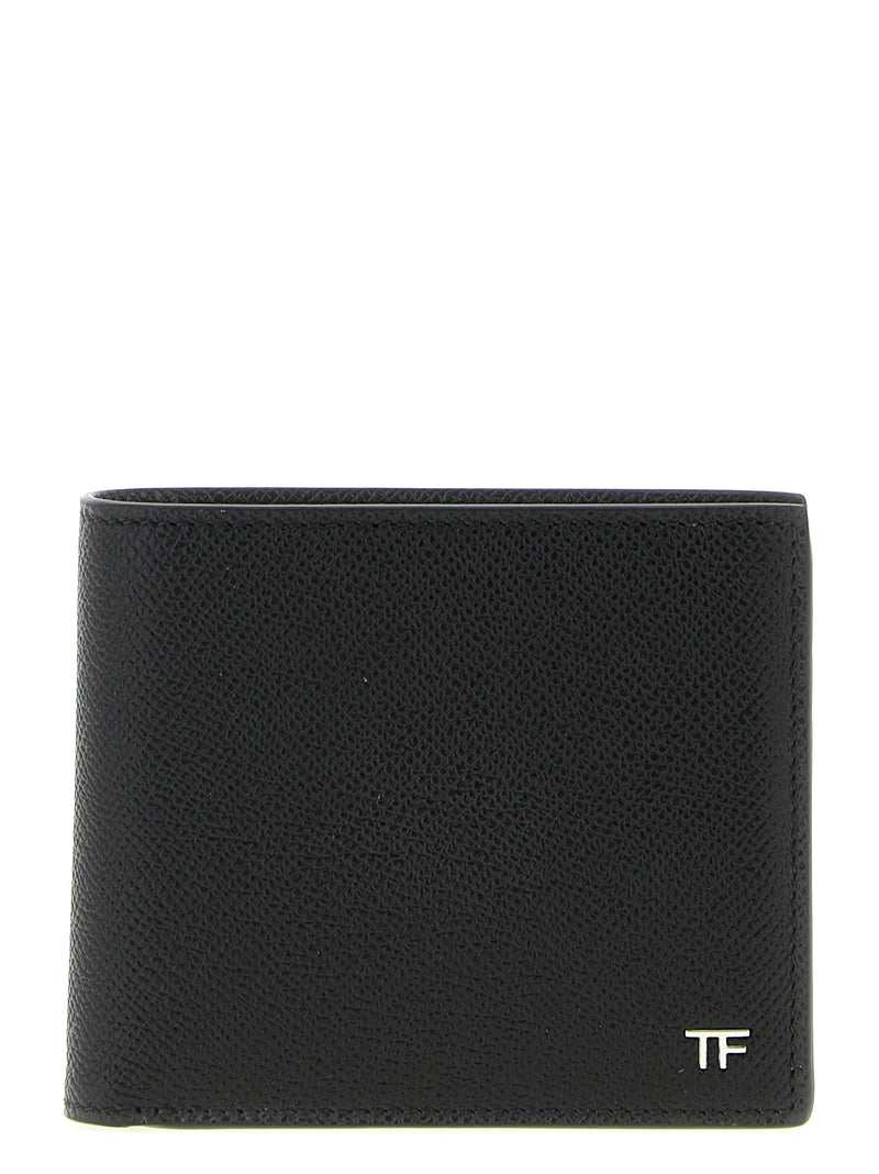 Tom Ford Black Calfskin Wallet - Elegant Bifold Design
