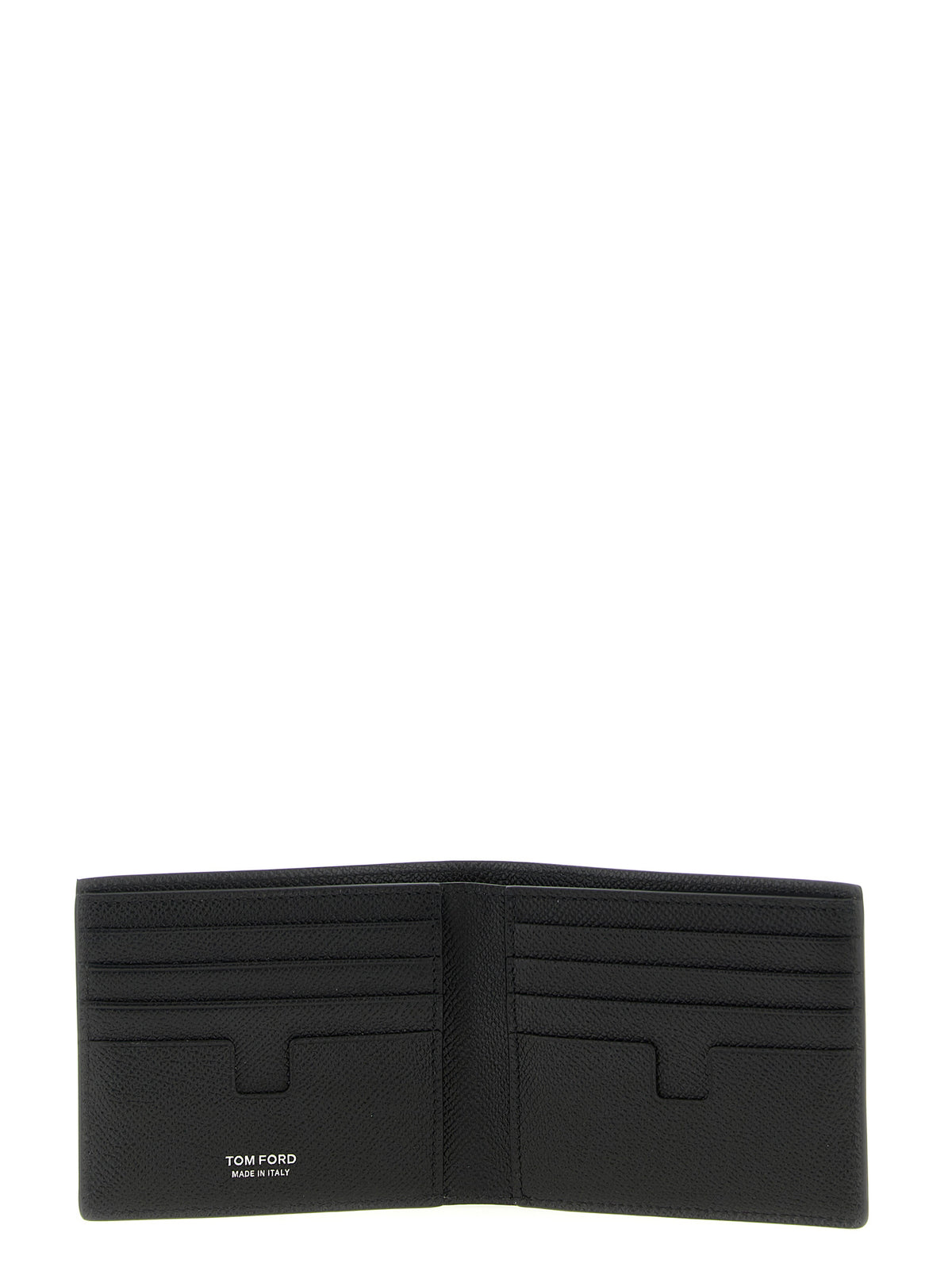 Tom Ford Black Calfskin Wallet - Elegant Bifold Design