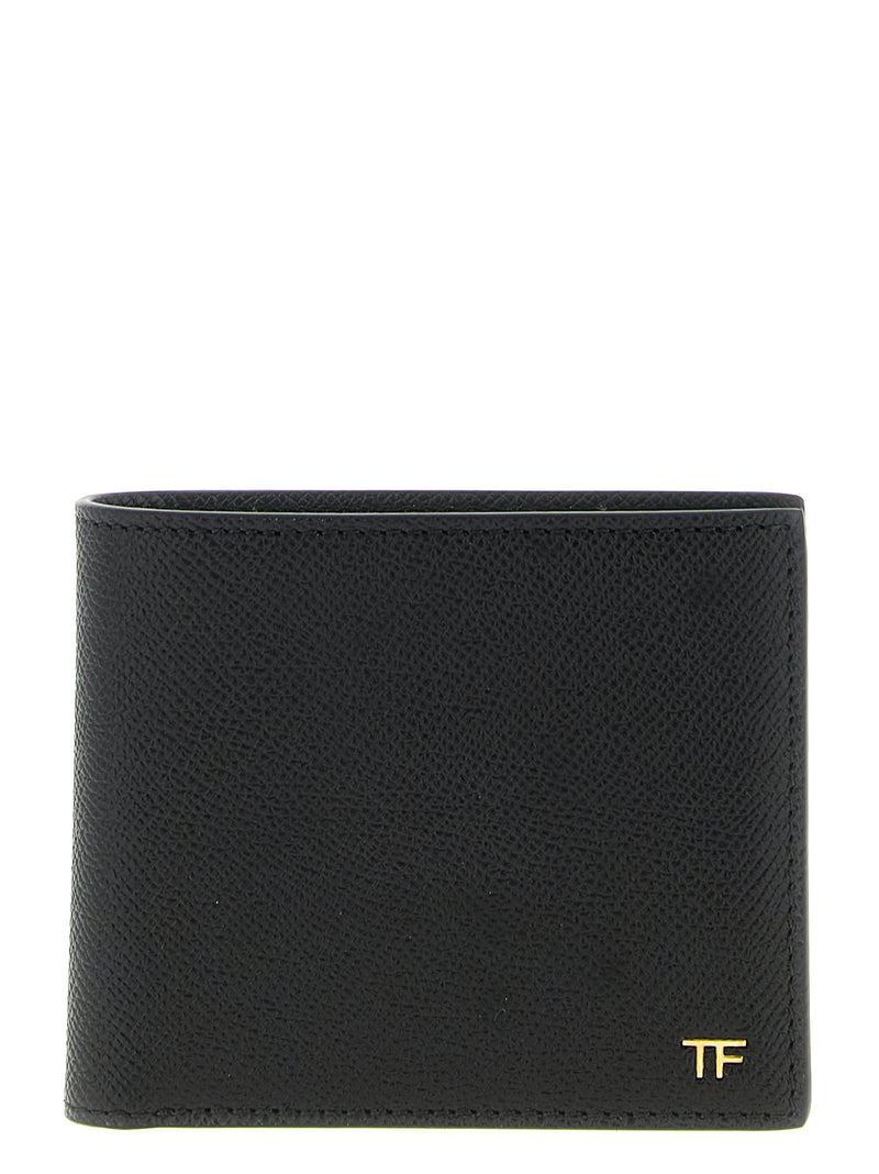 Portefeuille Tom Ford en cuir de veau noir