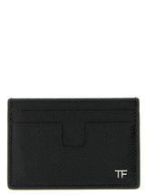 Tom Ford Black Calfskin Cardholder - Luxury Accessory for Men