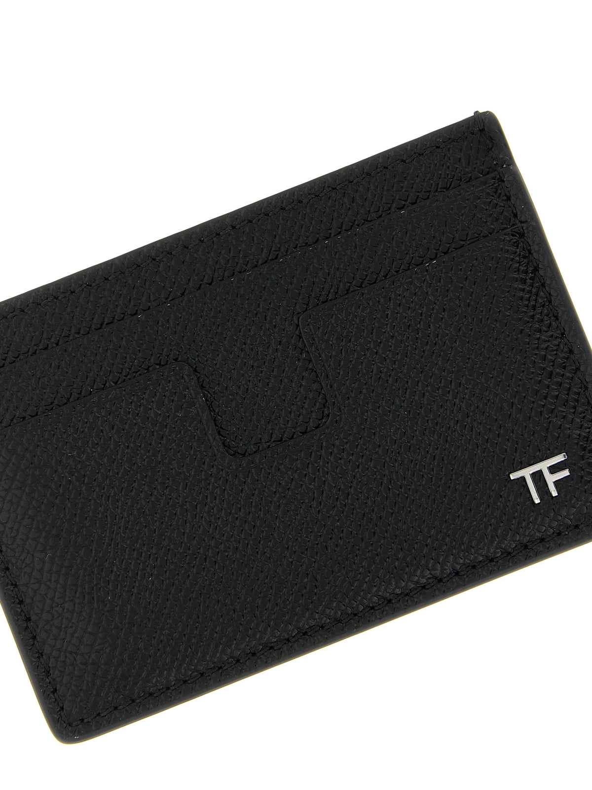 Tom Ford Black Calfskin Cardholder - Luxury Accessory for Men