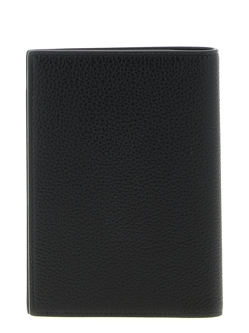 Portefeuille Tom Ford en cuir de veau noir