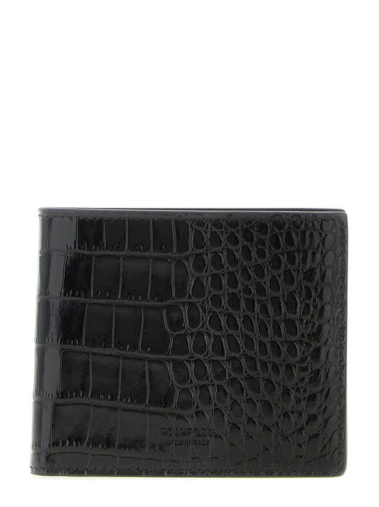 Tom Ford Black Calfskin Wallet - Luxury Bifold Design