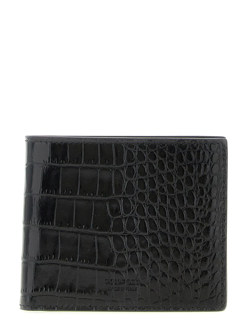 Tom Ford Black Calfskin Wallet - Luxury Bifold Design