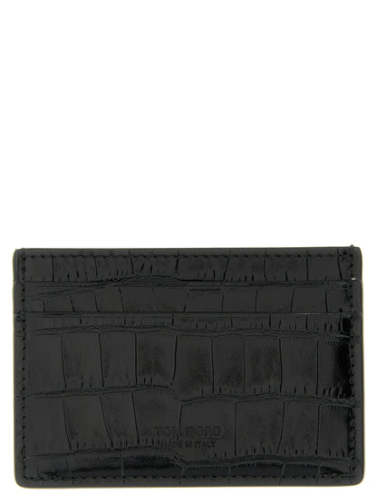 Tom Ford Black Calfskin Cardholder