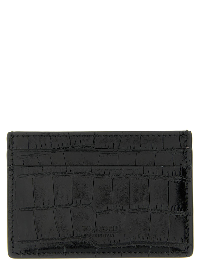 Tom Ford Black Calfskin Cardholder