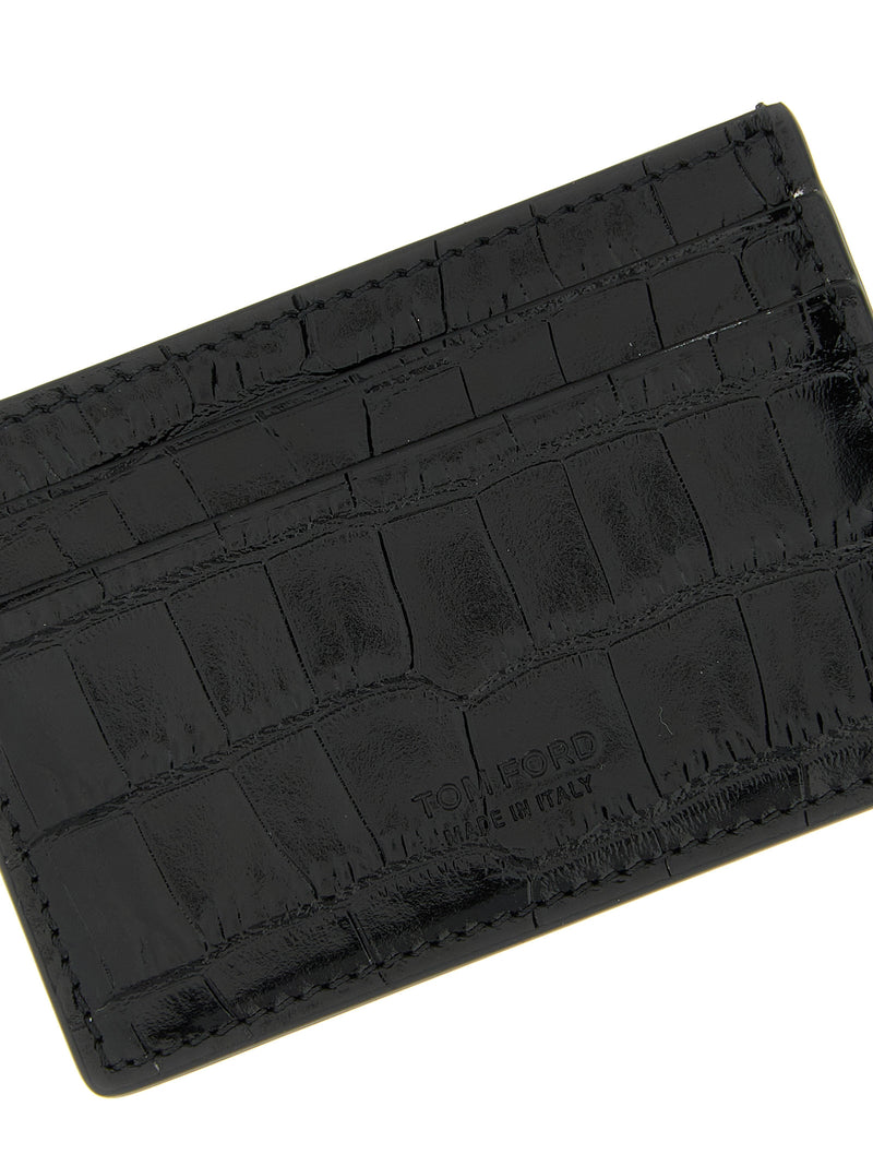 Tom Ford Black Calfskin Cardholder