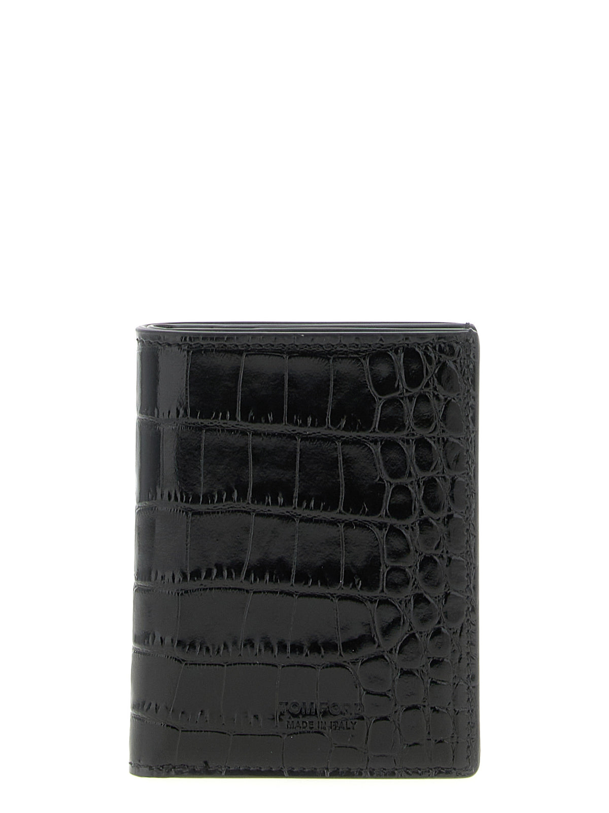 Tom Ford Black Calfskin Cardholder - Luxurious & Stylish