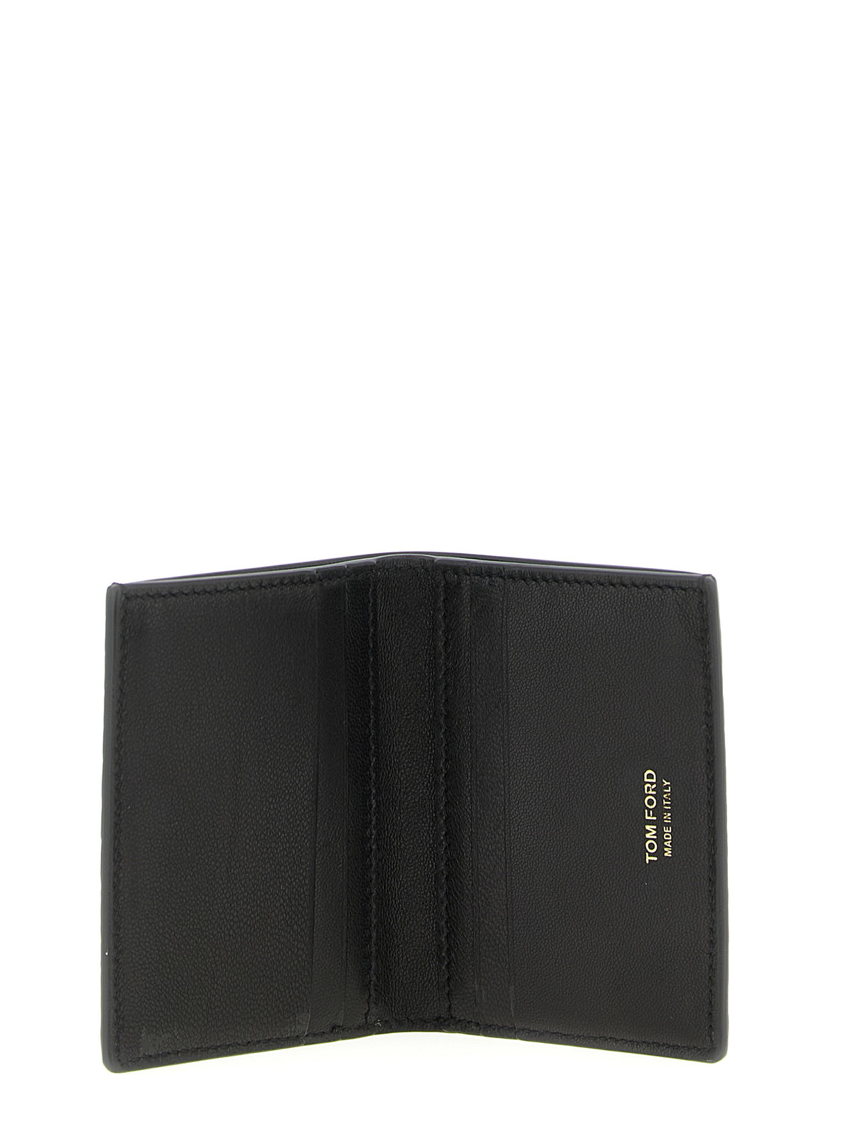 Tom Ford Black Calfskin Cardholder - Luxurious & Stylish