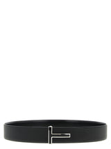 Ceinture Tom Ford en veau noir