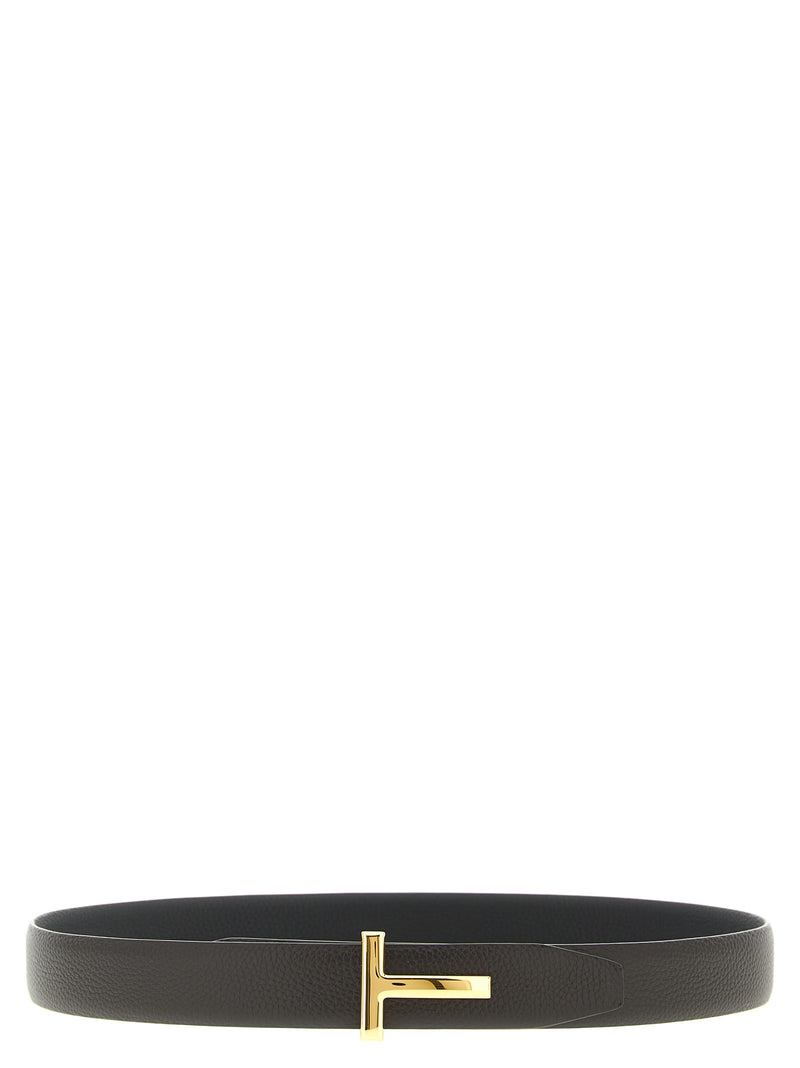 Ceinture Tom Ford multicolore en cuir de veau