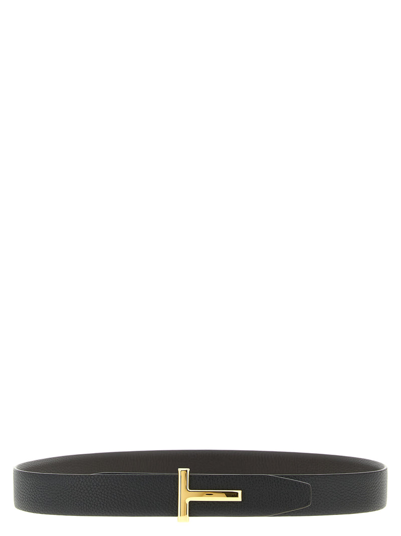 Ceinture Tom Ford multicolore en cuir de veau