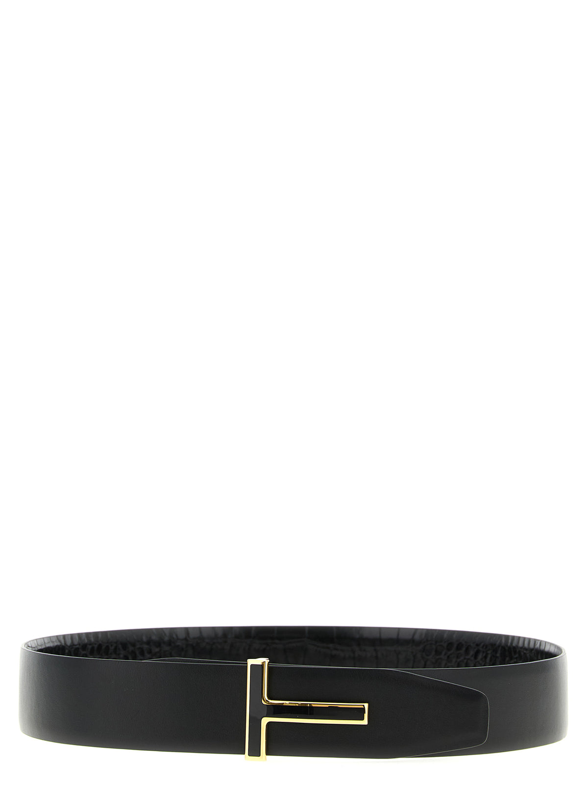 Ceinture Tom Ford en veau noir