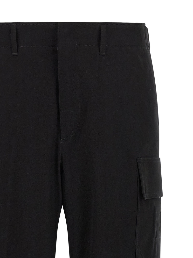 Pantalon cargo Fendi en coton noir