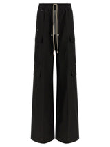 Rick Owens Cargobelas Black Cotton Cargo Pants
