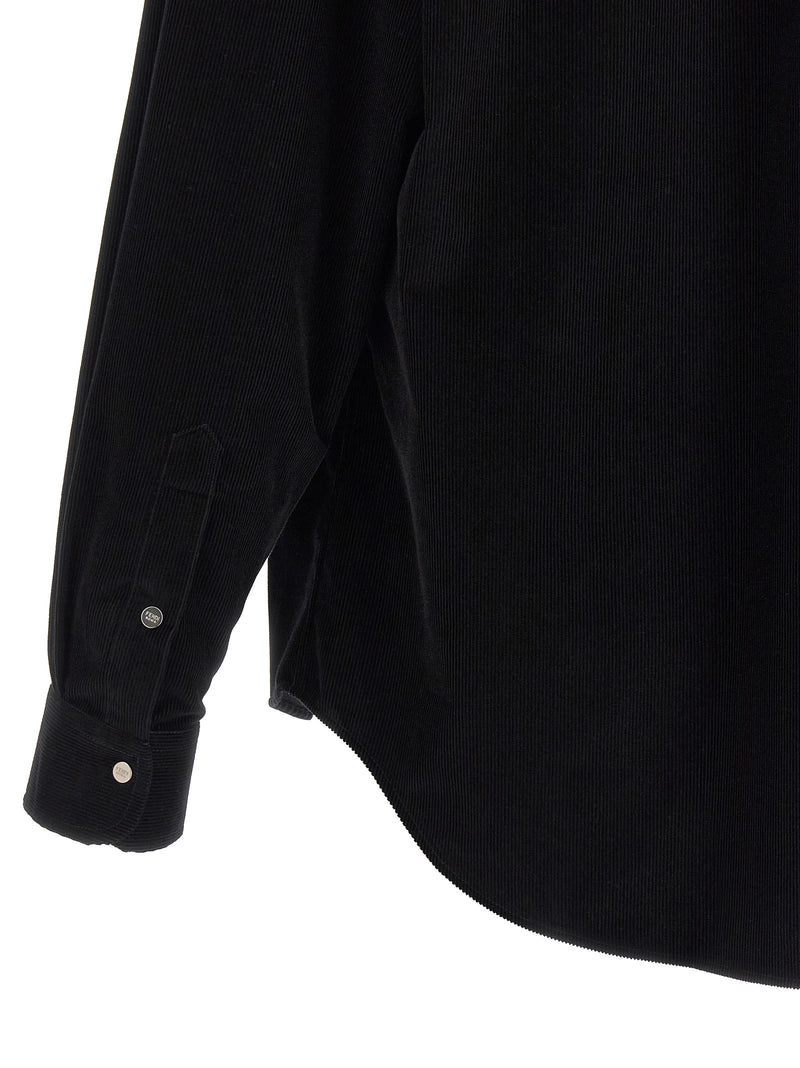 Chemisier en coton noir Fendi