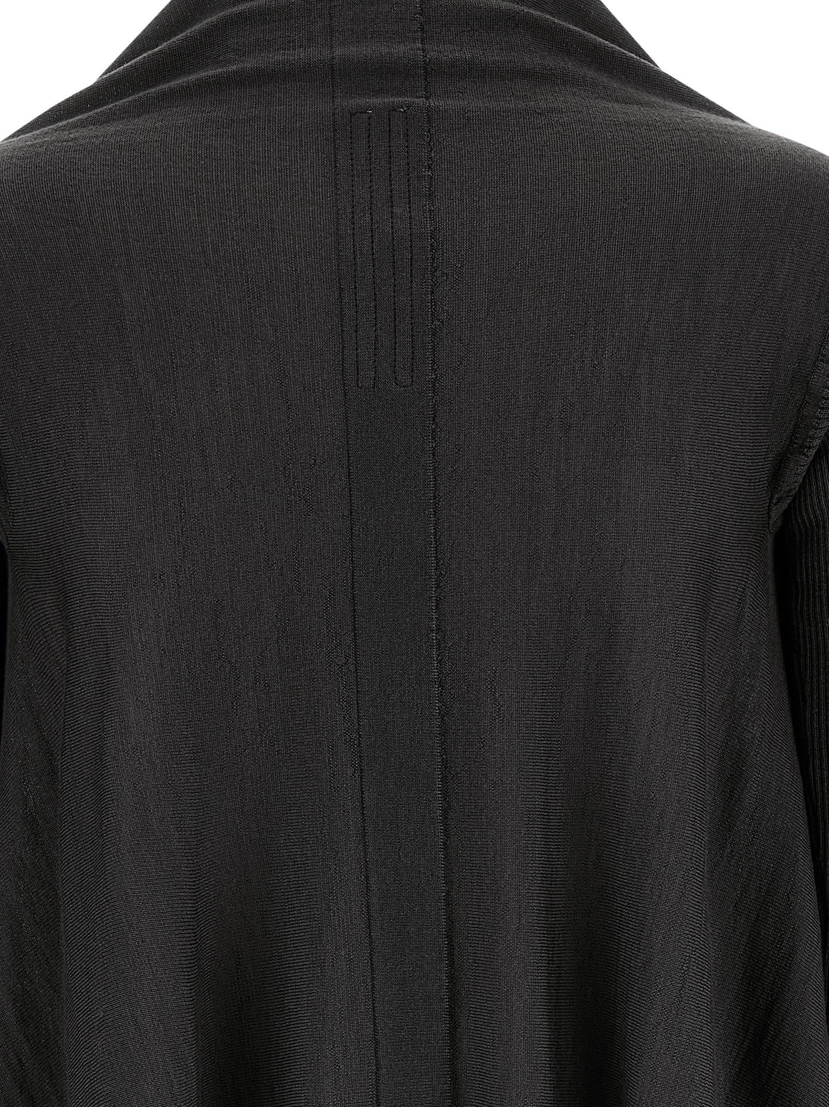 Rick Owens Black Wool Cardigan