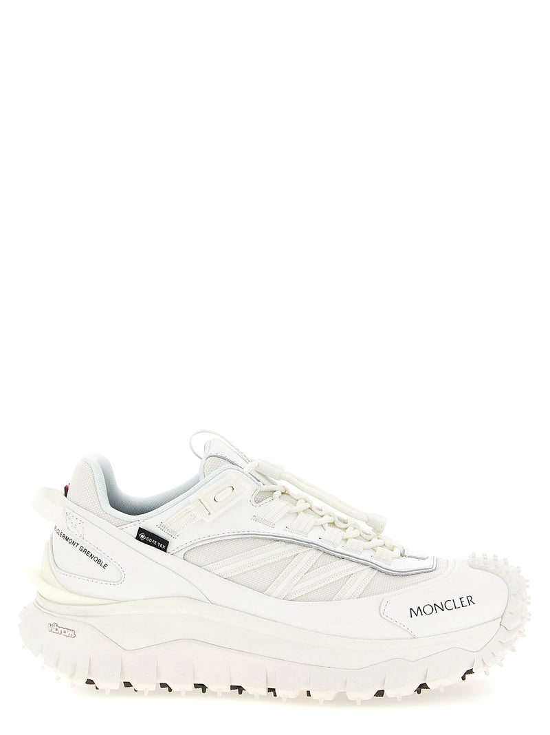 Baskets de sport Moncler blanches en polyamide