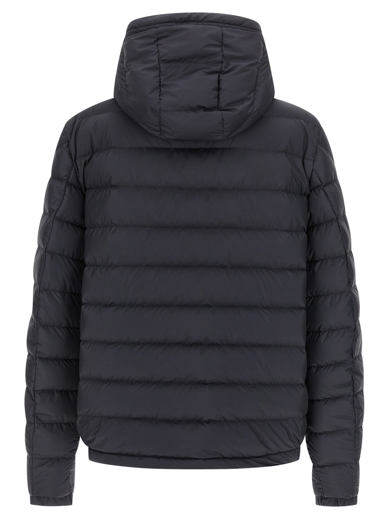 Moncler Blue Polyester Full-Length Jacket
