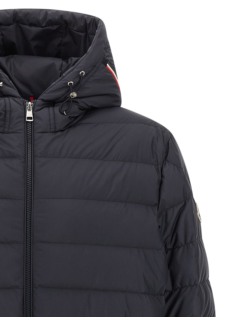 Moncler Blue Polyester Full-Length Jacket