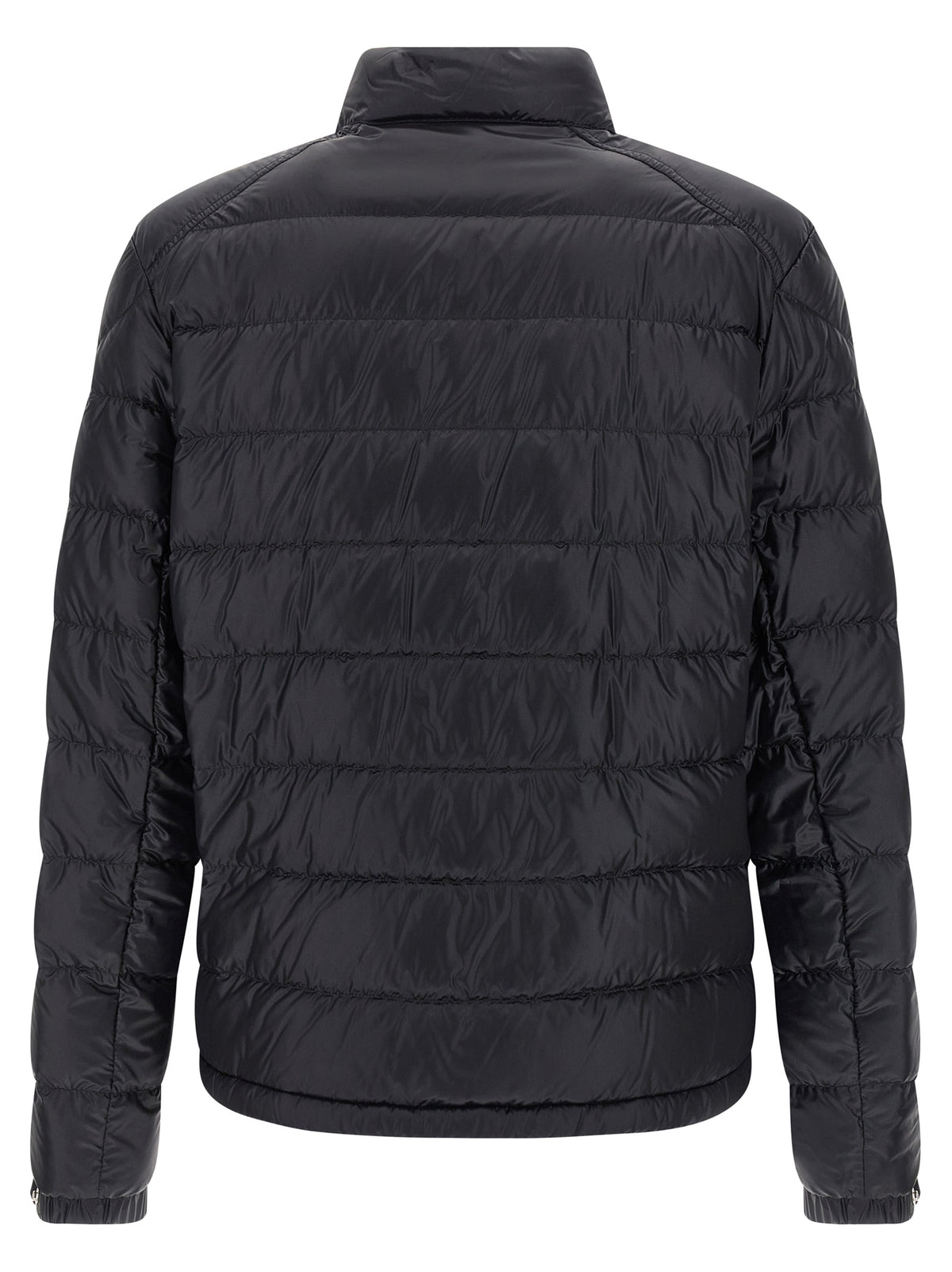 Doudoune longue Moncler en polyamide bleu