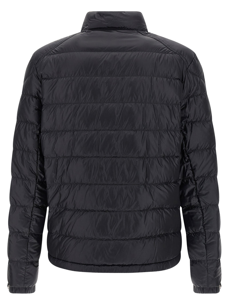 Doudoune longue Moncler en polyamide bleu