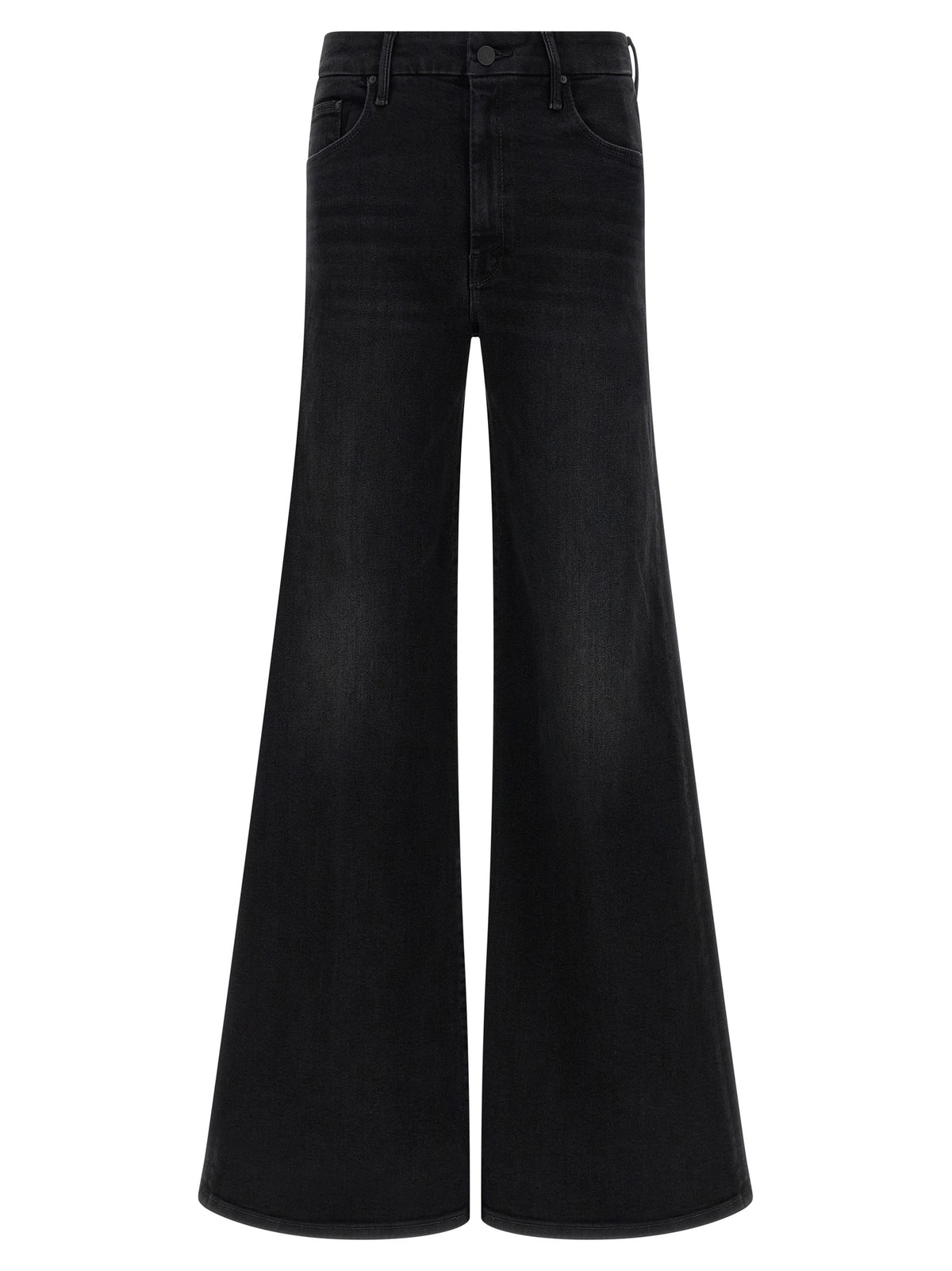 Jean évasé Mother Denim en coton noir