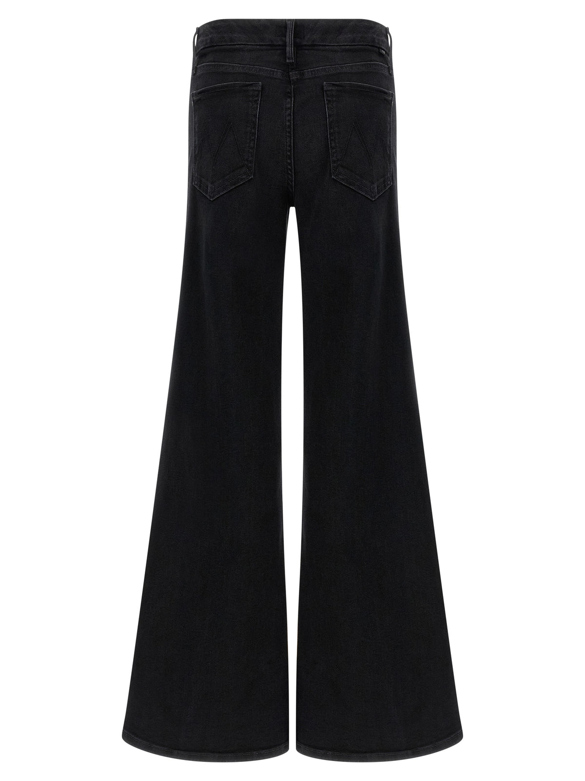 Jean évasé Mother Denim en coton noir