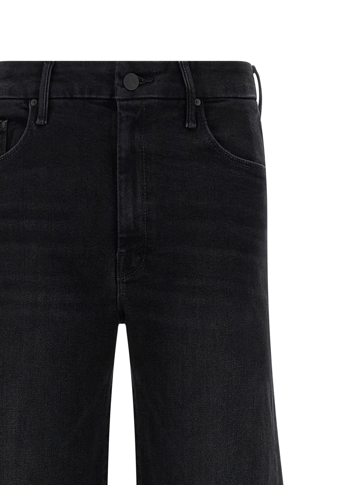 Jean évasé Mother Denim en coton noir