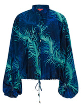 F.R.S. - FOR RESTLESS SLEEPERS Blouse en soie bleue